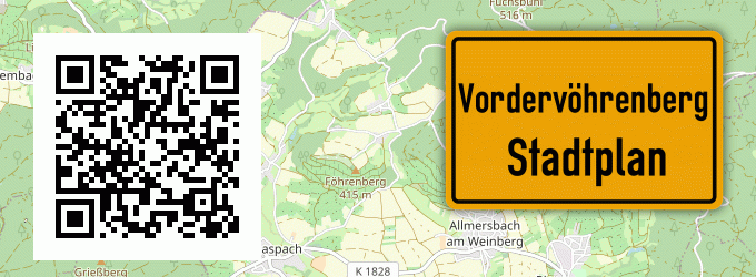 Stadtplan Vordervöhrenberg