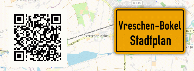 Stadtplan Vreschen-Bokel