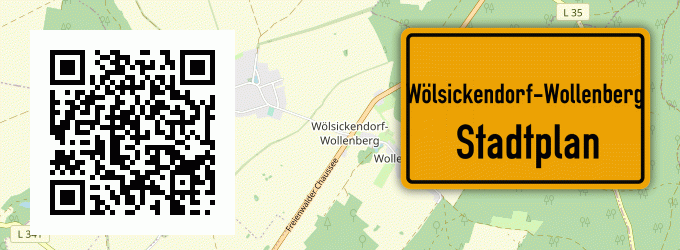Stadtplan Wölsickendorf-Wollenberg