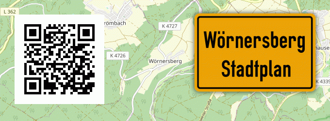 Stadtplan Wörnersberg