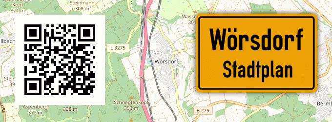 Stadtplan Wörsdorf