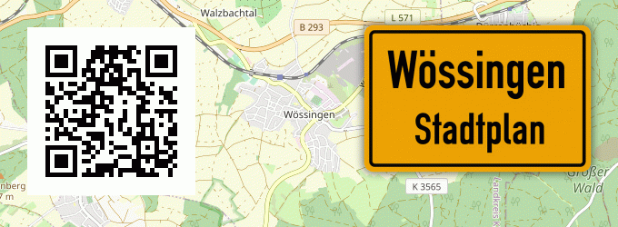Stadtplan Wössingen