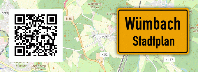 Stadtplan Wümbach