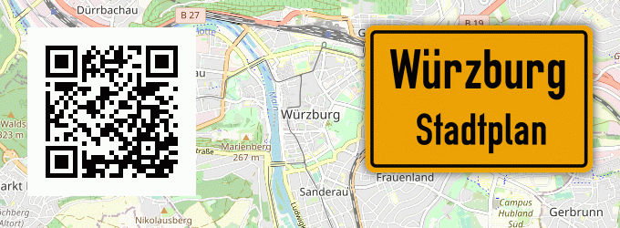 Stadtplan Würzburg
