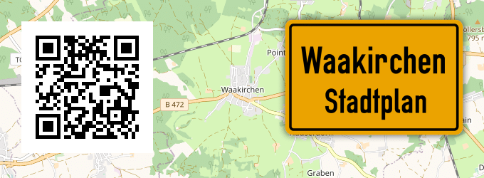 Stadtplan Waakirchen