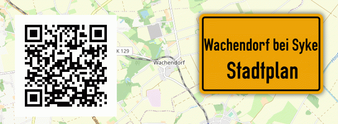 Stadtplan Wachendorf bei Syke
