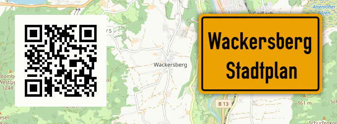 Stadtplan Wackersberg