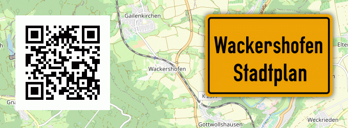 Stadtplan Wackershofen