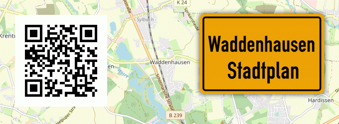 Stadtplan Waddenhausen