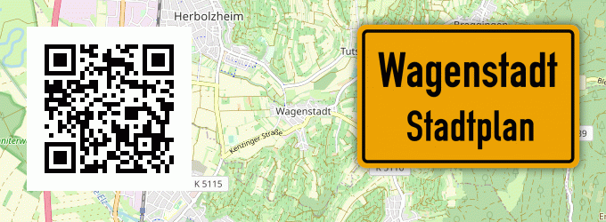 Stadtplan Wagenstadt