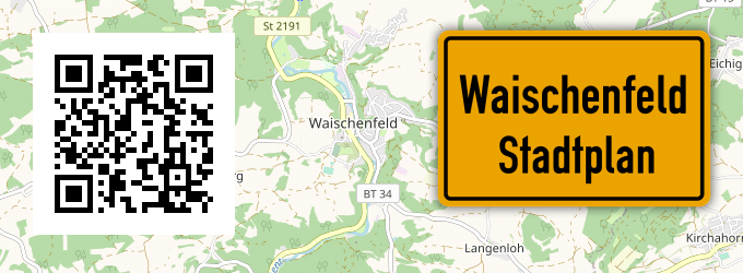 Stadtplan Waischenfeld