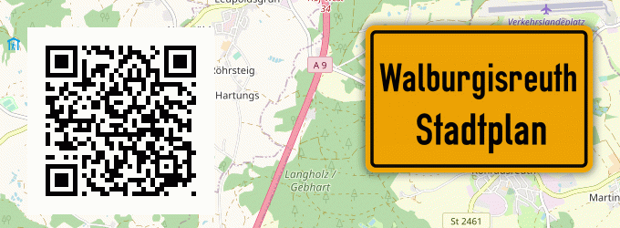Stadtplan Walburgisreuth