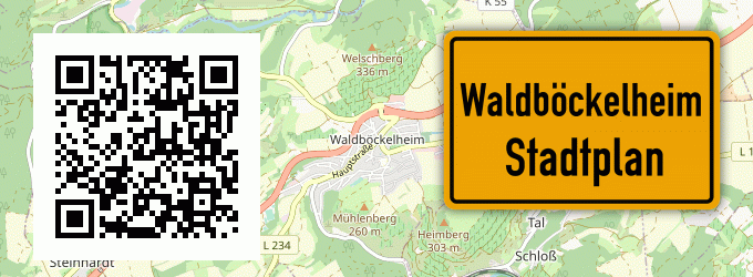 Stadtplan Waldböckelheim
