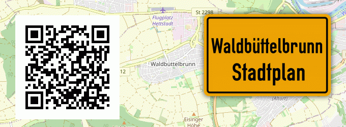 Stadtplan Waldbüttelbrunn