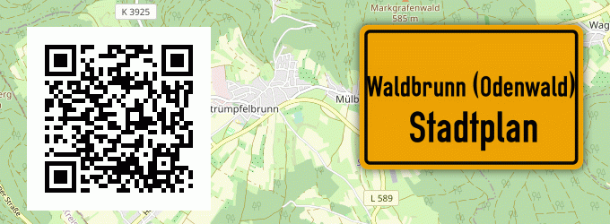 Stadtplan Waldbrunn (Odenwald)
