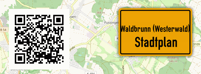 Stadtplan Waldbrunn (Westerwald)