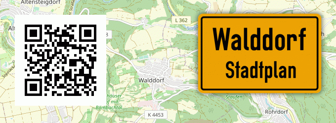 Stadtplan Walddorf