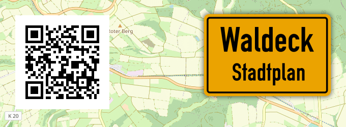 Stadtplan Waldeck