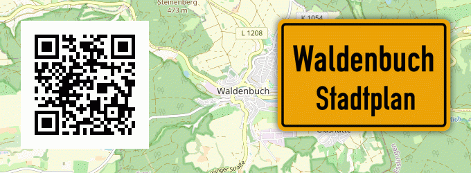 Stadtplan Waldenbuch