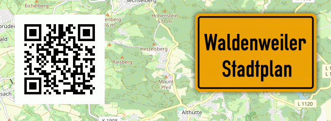 Stadtplan Waldenweiler