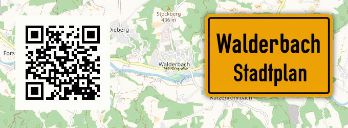 Stadtplan Walderbach