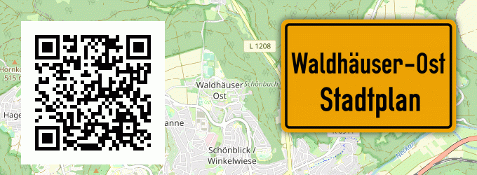 Stadtplan Waldhäuser-Ost