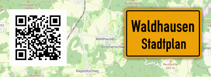 Stadtplan Waldhausen, Haar