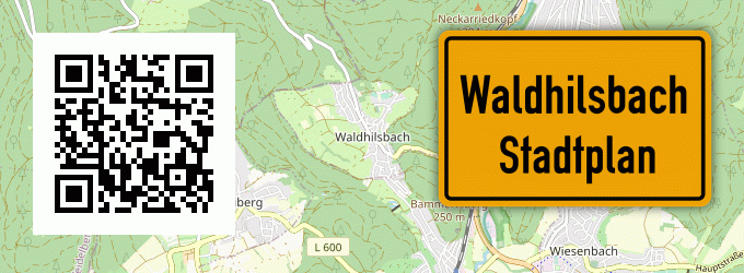Stadtplan Waldhilsbach