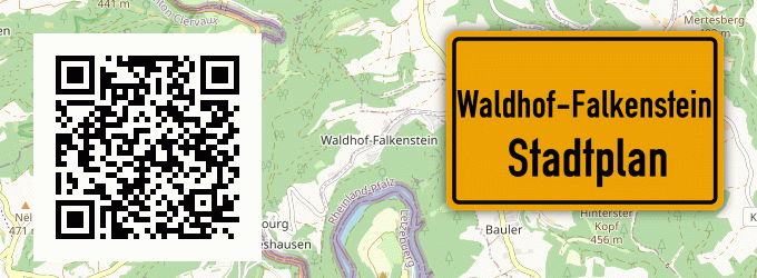 Stadtplan Waldhof-Falkenstein