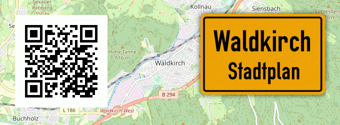Stadtplan Waldkirch