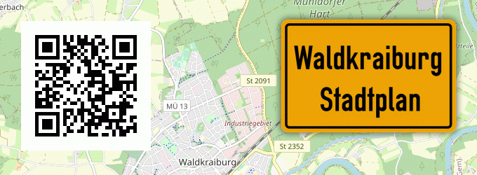 Stadtplan Waldkraiburg