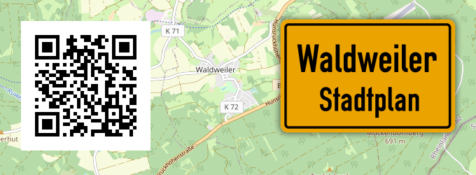 Stadtplan Waldweiler