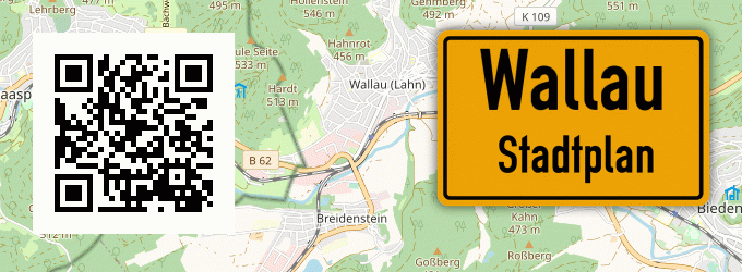 Stadtplan Wallau, Lahn