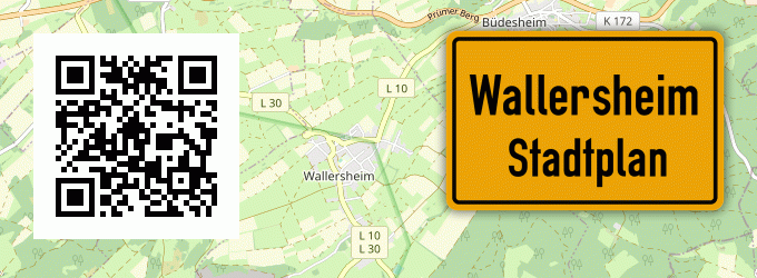 Stadtplan Wallersheim, Eifel