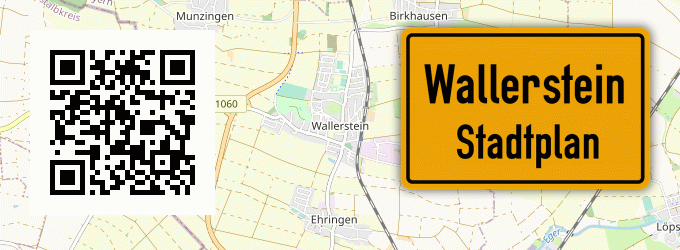 Stadtplan Wallerstein