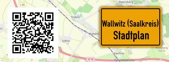 Stadtplan Wallwitz (Saalkreis)