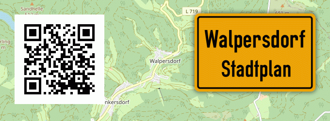 Stadtplan Walpersdorf, Kreis Siegen, Westfalen