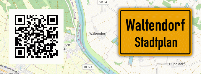 Stadtplan Waltendorf, Niederbayern