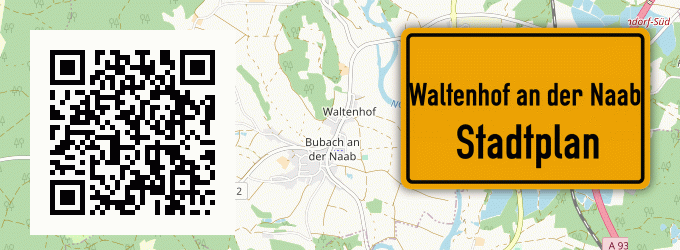Stadtplan Waltenhof an der Naab