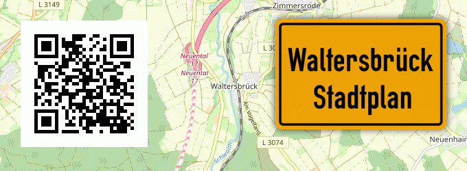 Stadtplan Waltersbrück