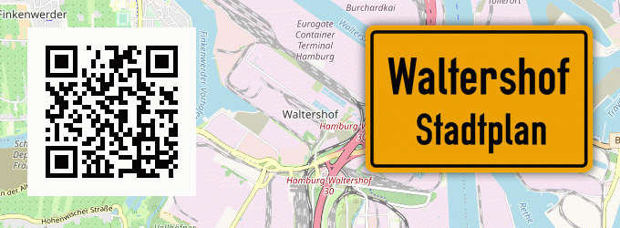 Stadtplan Waltershof