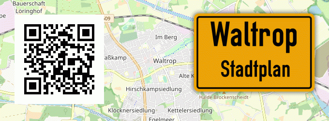 Stadtplan Waltrop