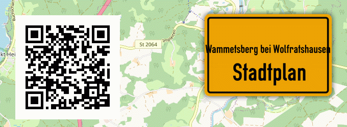 Stadtplan Wammetsberg bei Wolfratshausen