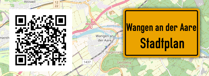 Stadtplan Wangen an der Aare