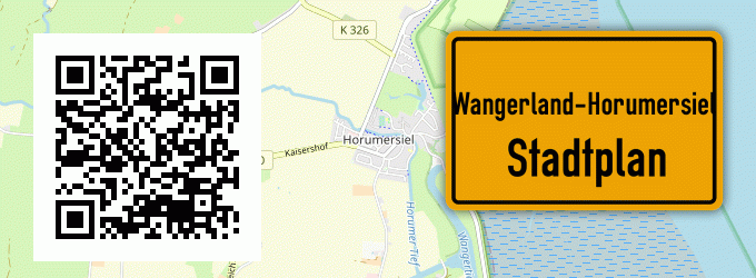 Stadtplan Wangerland-Horumersiel