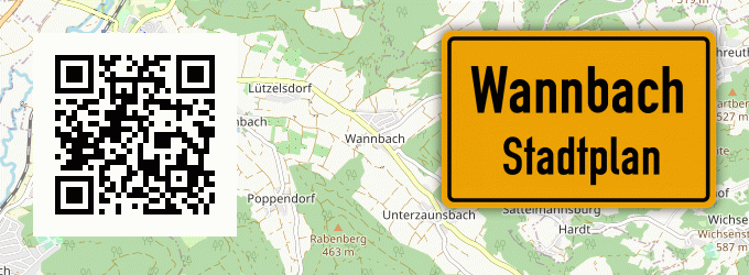 Stadtplan Wannbach