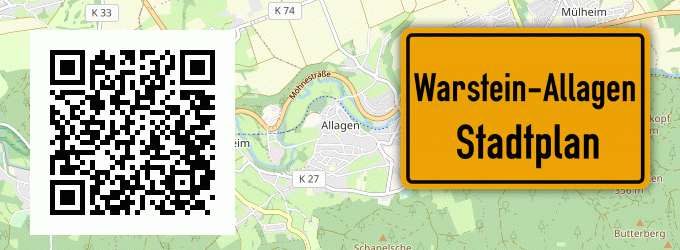 Stadtplan Warstein-Allagen