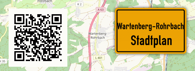 Stadtplan Wartenberg-Rohrbach