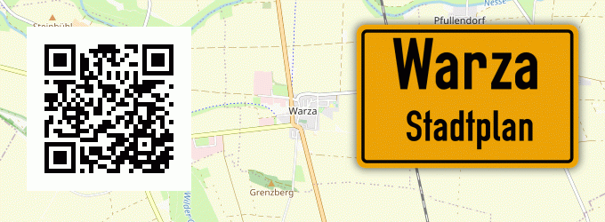 Stadtplan Warza