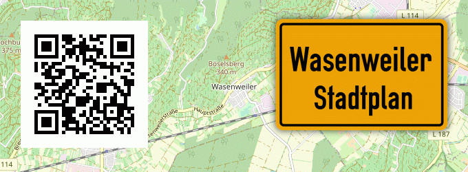 Stadtplan Wasenweiler